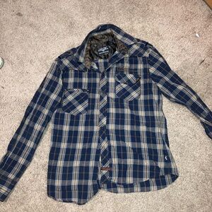 Fender Custom Shop Rock Religion Flannel Button Up Mens Small